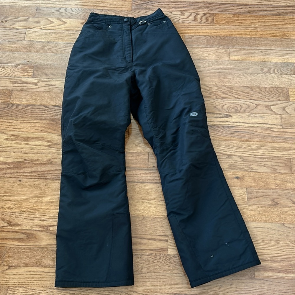 Women’s Slalom size small insulated black ski pants